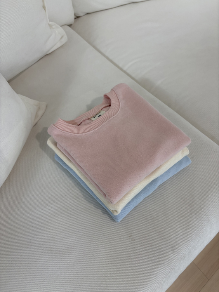 Pom - Korean Children Fashion - #todddlerfashion - Basic Oversized Tee - 5