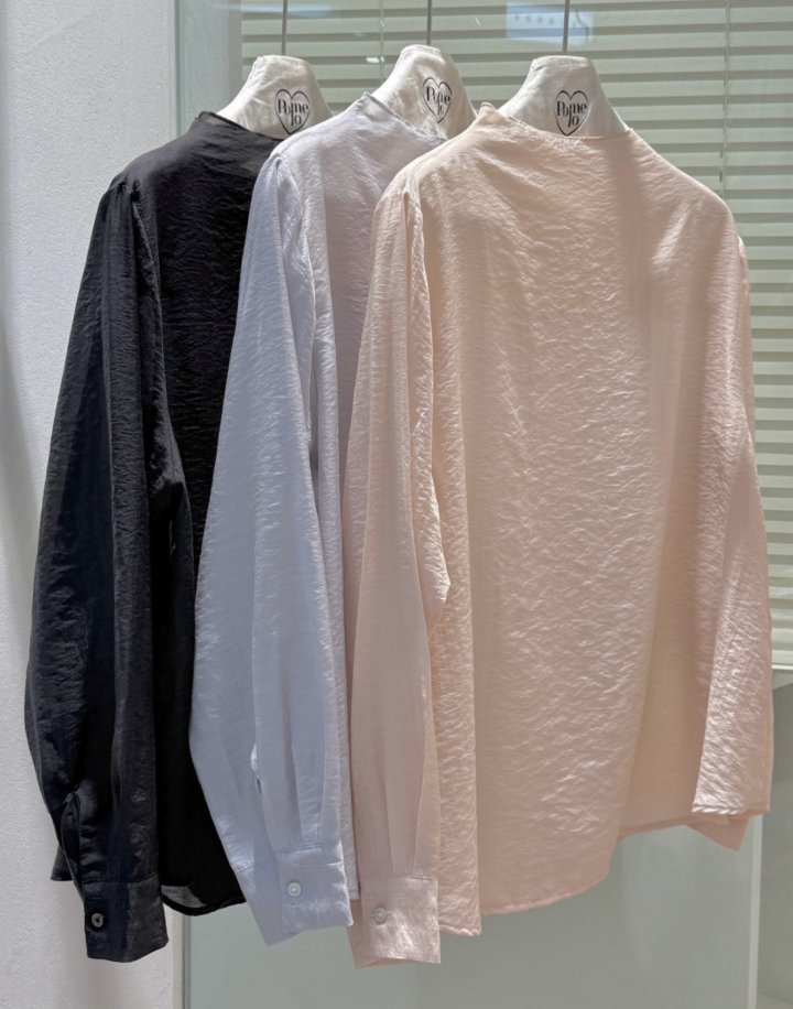 Pomelo - Korean Women Fashion - #momslook - Loel Half Turtleneck String Belt Blouse - 11