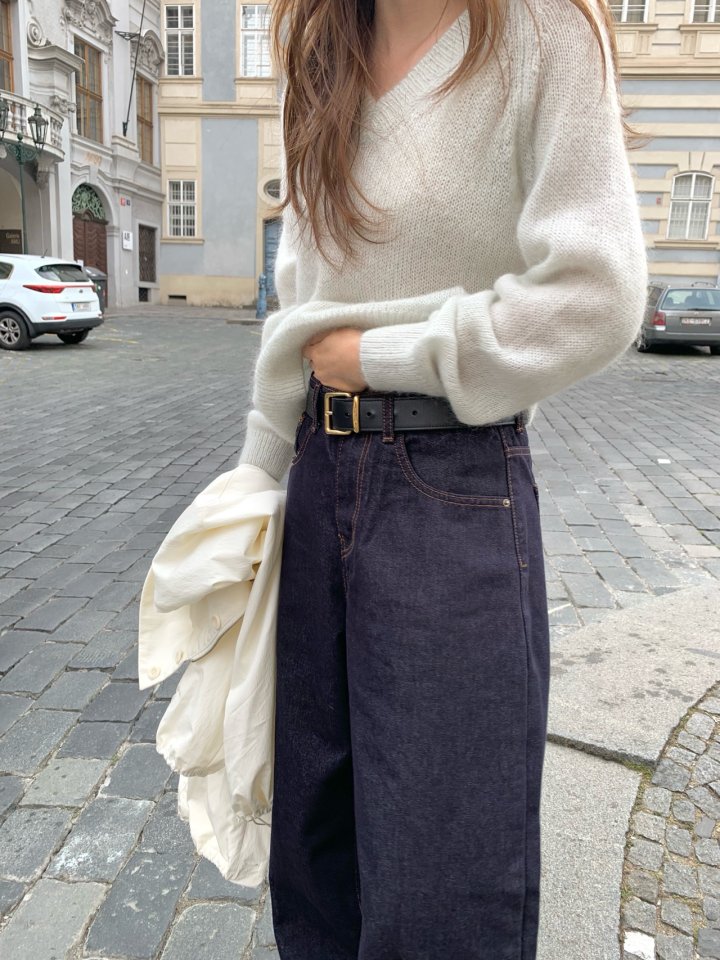 Pomelo - Korean Women Fashion - #womensfashion - Non Fade Denim Pants - 4