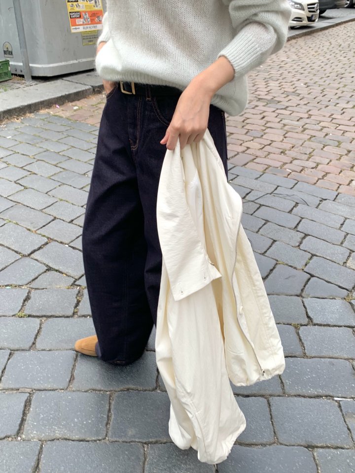 Pomelo - Korean Women Fashion - #momslook - Non Fade Denim Pants - 6