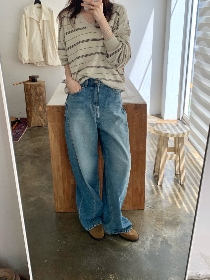 Pomelo - Korean Women Fashion - #pursuepretty - Katie Denim Pants - 2