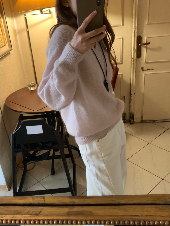 Pomelo - Korean Women Fashion - #shopsmall - Barrel Mohair Knit Pullover