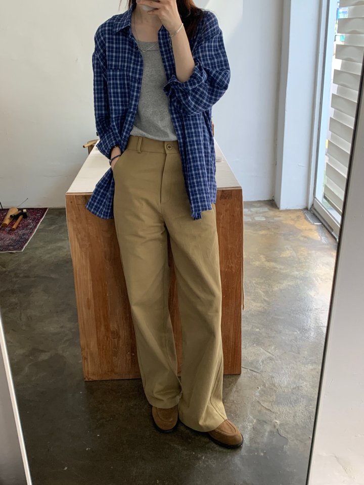 Pomelo - Korean Women Fashion - #thatsdarling - Jeff Twill Pocket Pants