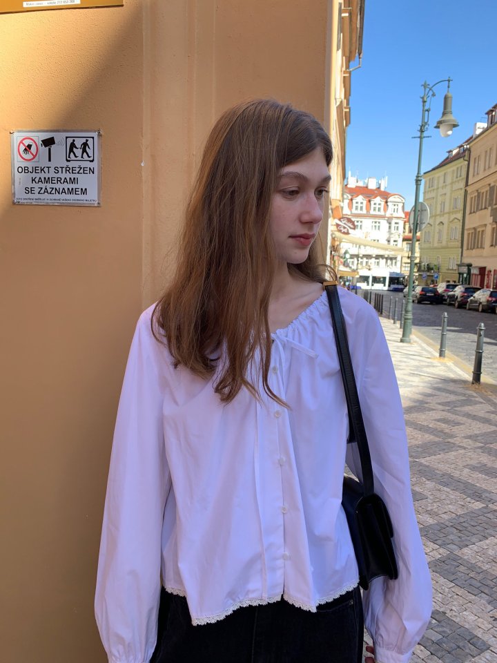Pomelo - Korean Women Fashion - #vintageinspired - Ivy Blouse - 5