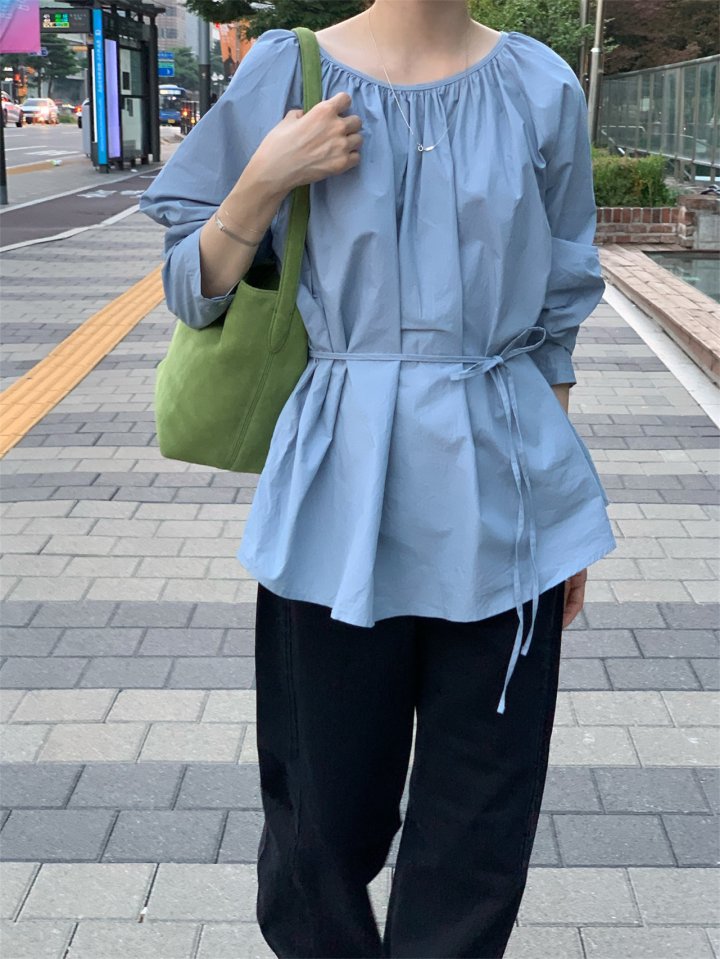 Pomelo - Korean Women Fashion - #vintagekidsstyle - Le Bain Blouse - 9