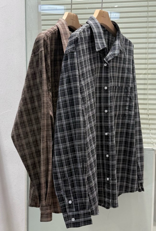 Pomelo - Korean Women Fashion - #womensfashion - Easy Check Shirt - 10