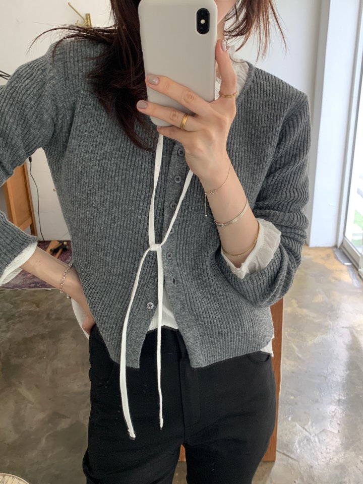 Pomelo - Korean Women Fashion - #womensfashion - Lace Frill Blouse - 3