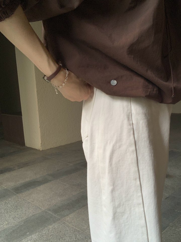 Pomelo - Korean Women Fashion - #womensfashion - Mock Banding Blouse - 5