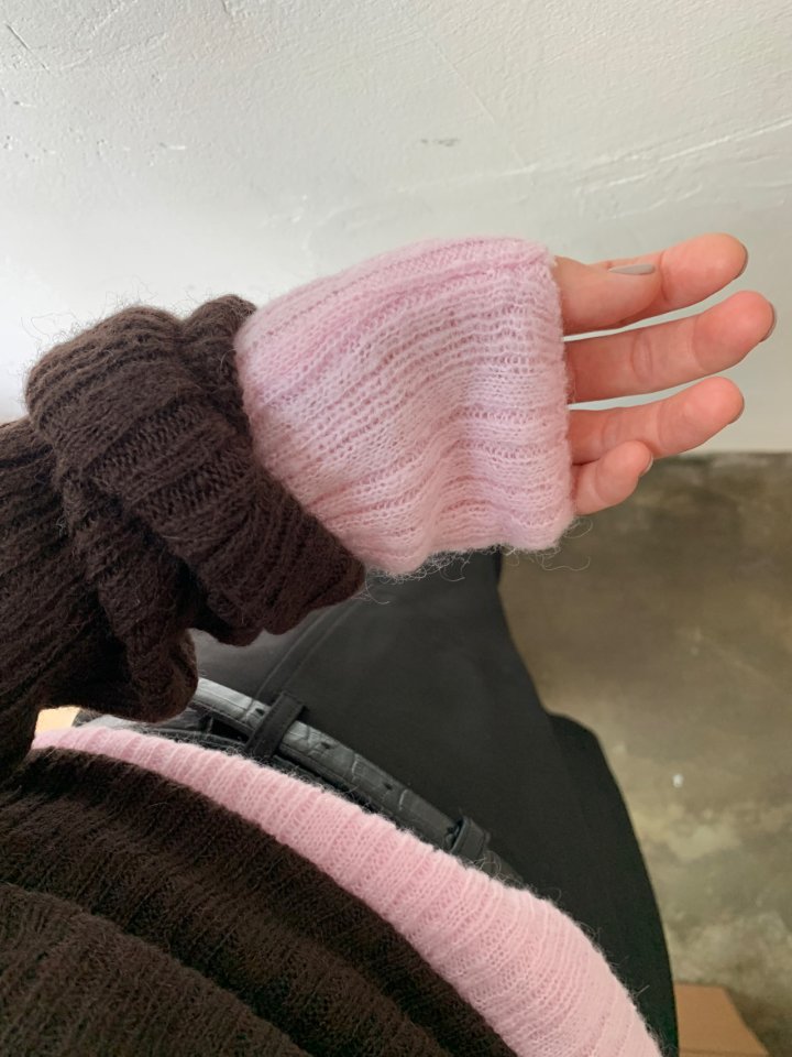 Pomelo - Korean Women Fashion - #womensfashion - Peace Mohair Knit Pullover