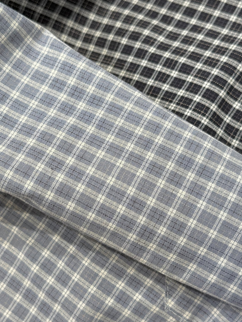 Pomelo - Korean Women Fashion - #womensfashion - Mooi Check Shirt - 12
