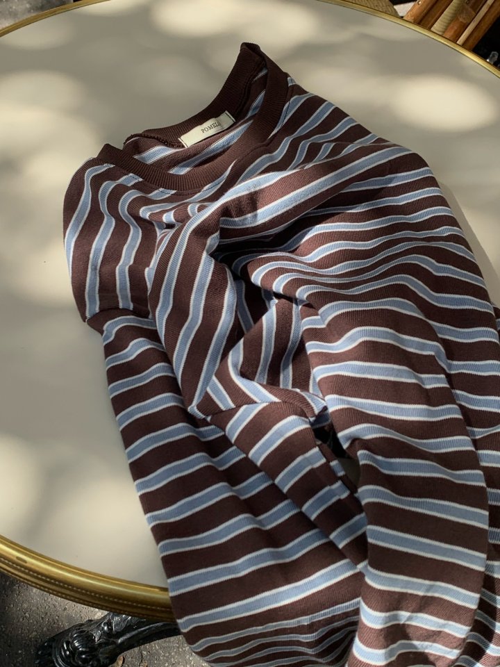 Pomelo - Korean Women Fashion - #womensfashion - Toy Stripe Tee - 7