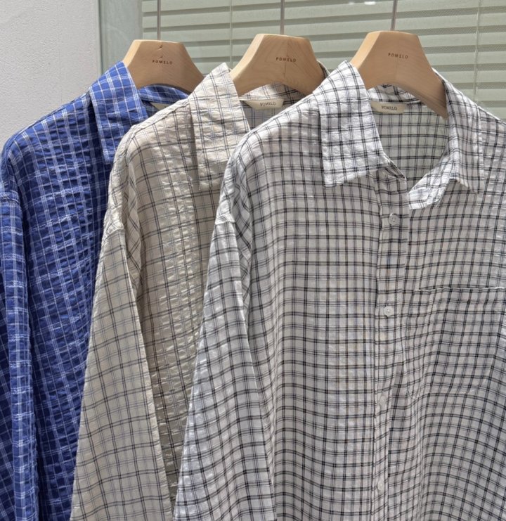 Pomelo - Korean Women Fashion - #womensfashion - Neff Check Shirt - 11