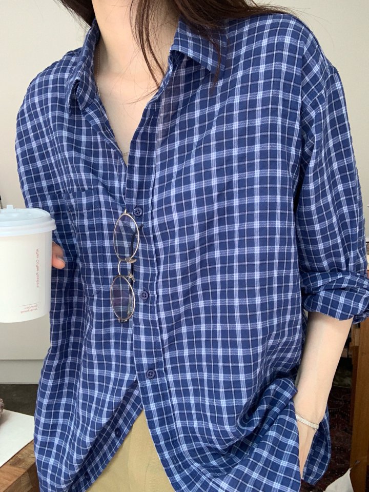 Pomelo - Korean Women Fashion - #womensfashion - Neff Check Shirt - 7