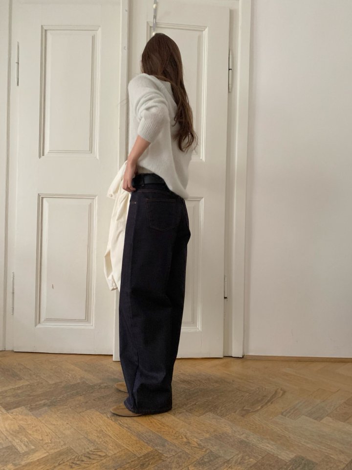 Pomelo - Korean Women Fashion - #womensfashion - Non Fade Denim Pants
