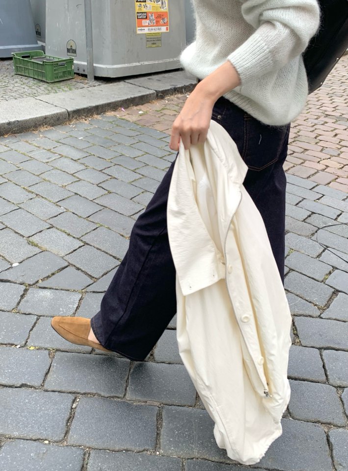 Pomelo - Korean Women Fashion - #womensfashion - Non Fade Denim Pants - 7