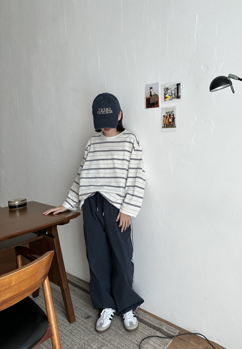 Purej - Korean Junior Fashion - #childofig - Cocoa Striped Tee - 6