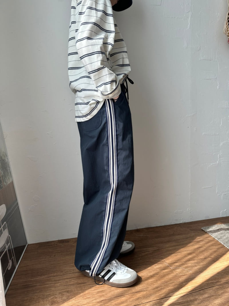 Purej - Korean Junior Fashion - #childofig - Track Nylon Pants - 5