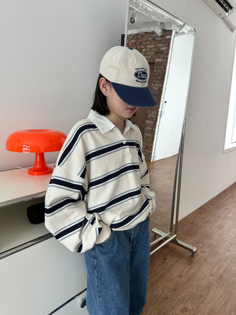 Purej - Korean Junior Fashion - #childrensboutique - Ivy Collar Sweatshirt - 2
