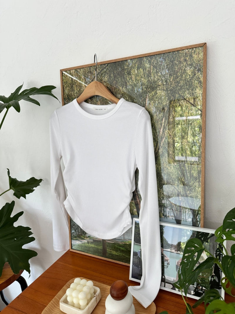 Purej - Korean Junior Fashion - #designkidswear - Plain Shirring Tee - 9