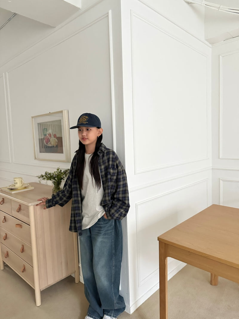 Purej - Korean Junior Fashion - #designkidswear - Maybe Check Shirt - 2