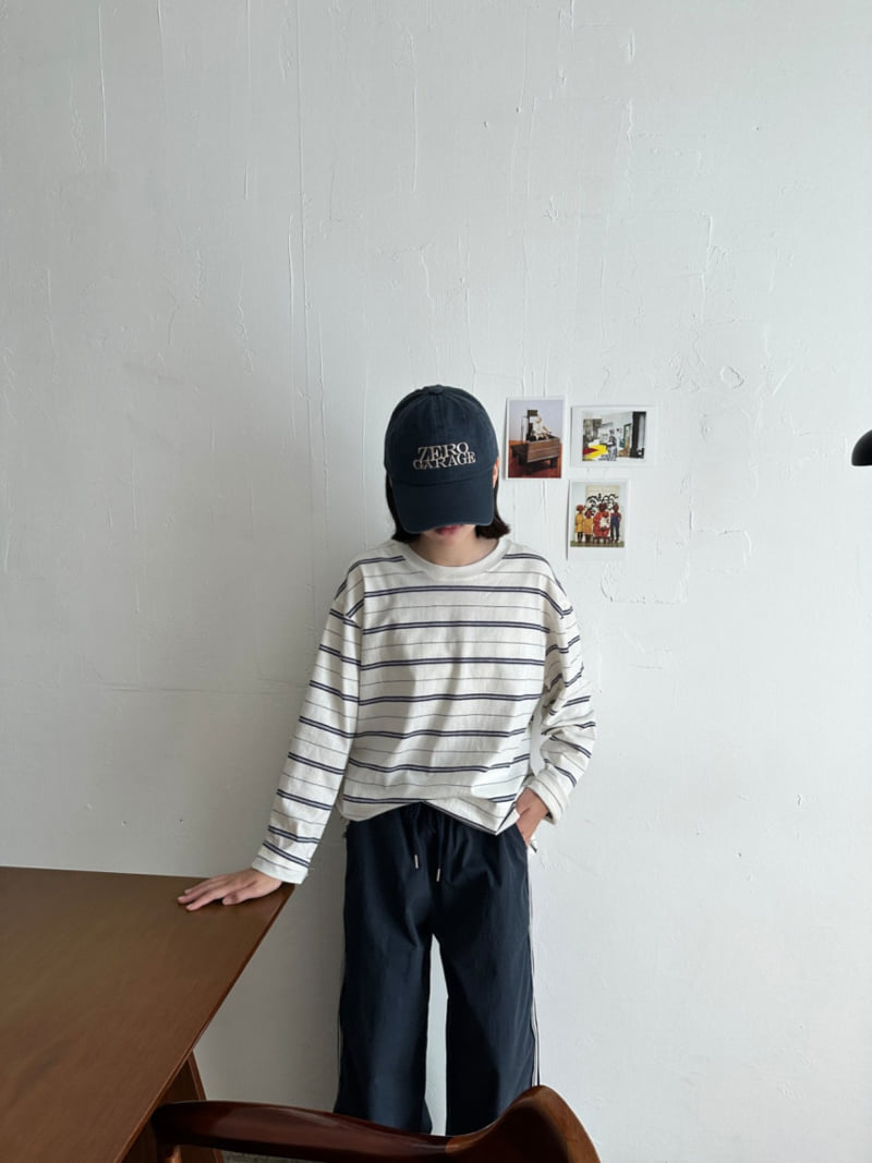 Purej - Korean Junior Fashion - #discoveringself - Cocoa Striped Tee - 9