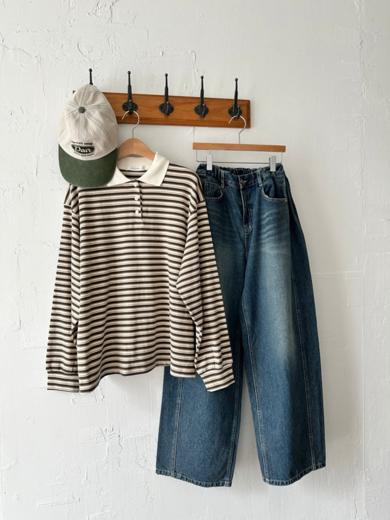 Purej - Korean Junior Fashion - #discoveringself - Toy Striped Tee - 5