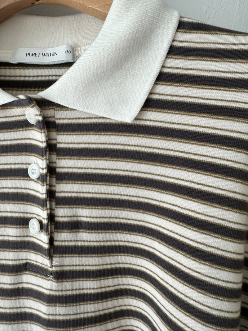 Purej - Korean Junior Fashion - #fashionkids - Toy Striped Tee - 6