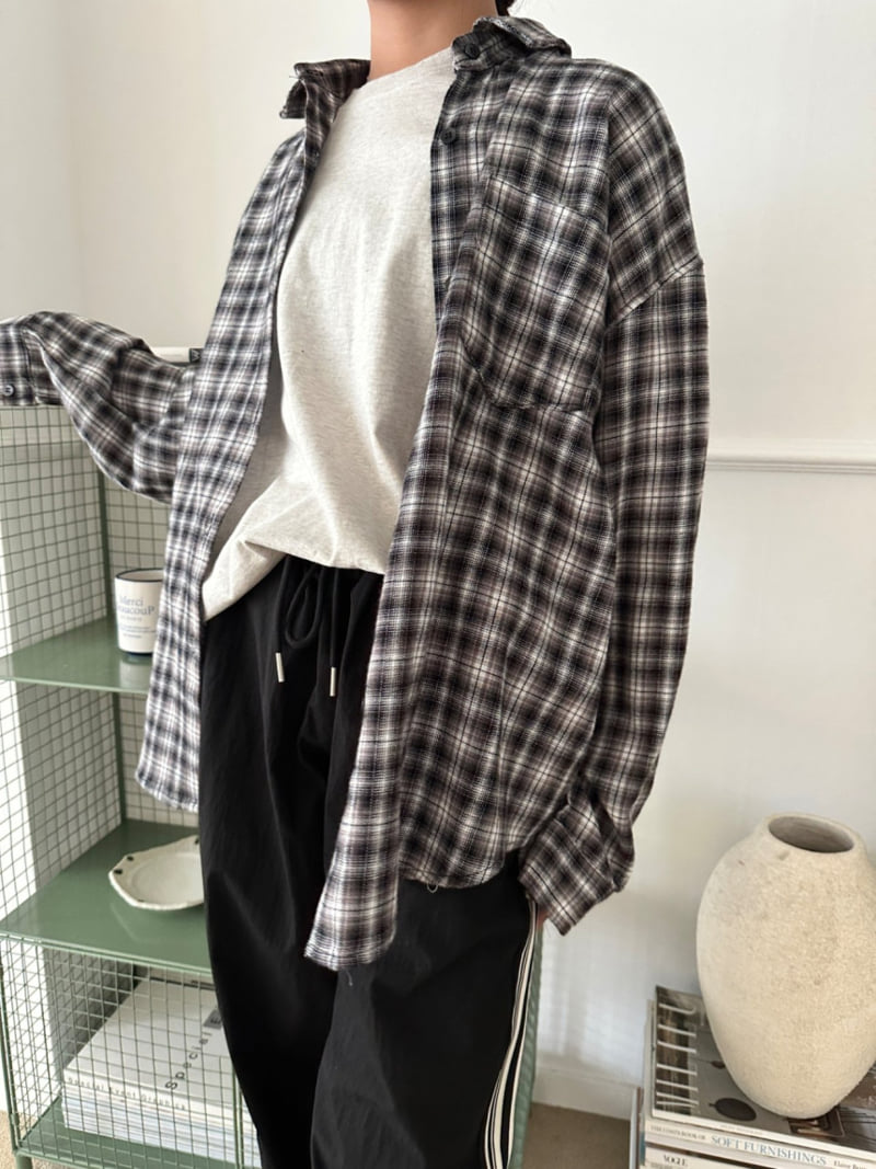 Purej - Korean Junior Fashion - #kidsshorts - Maybe Check Shirt - 5