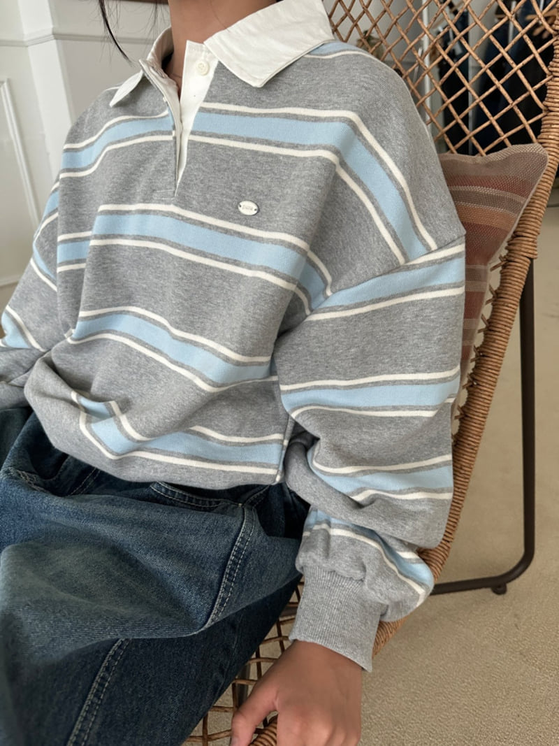 Purej - Korean Junior Fashion - #kidzfashiontrend - Ivy Collar Sweatshirt - 8