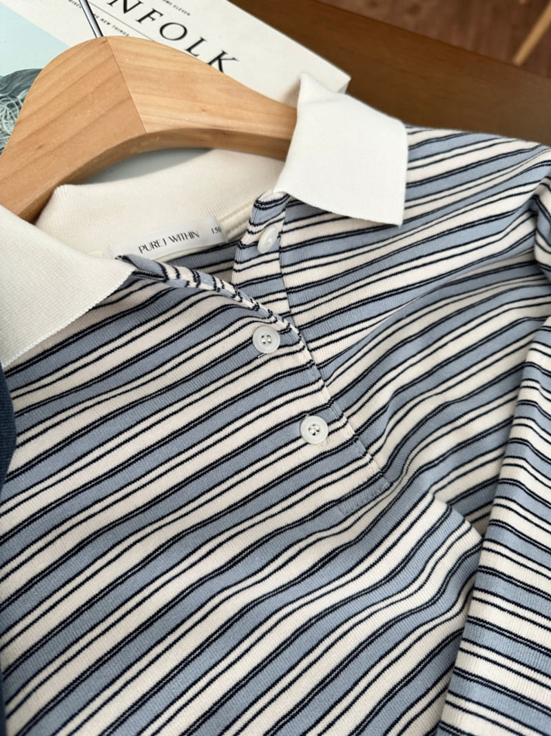 Purej - Korean Junior Fashion - #littlefashionista - Toy Striped Tee - 11