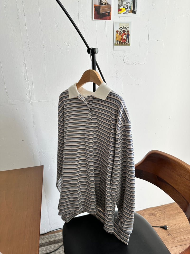 Purej - Korean Junior Fashion - #magicofchildhood - Toy Striped Tee - 12