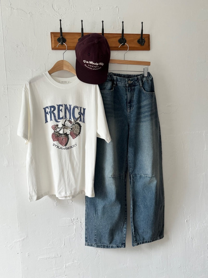 Purej - Korean Junior Fashion - #minifashionista - Strawberry Short Sleeve Tee - 7