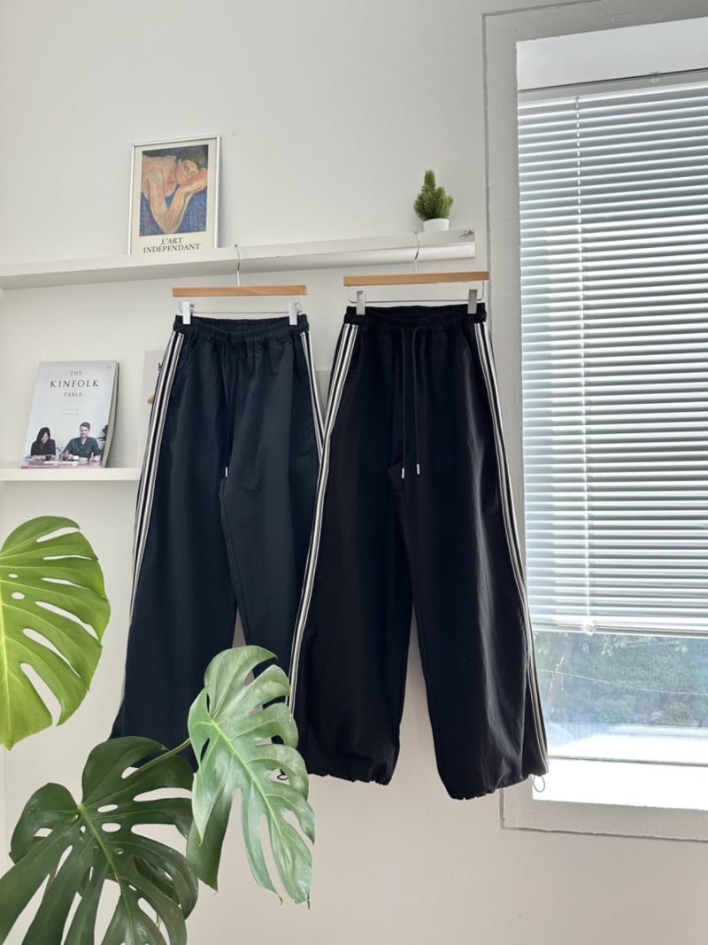 Purej - Korean Junior Fashion - #prettylittlegirls - Track Nylon Pants