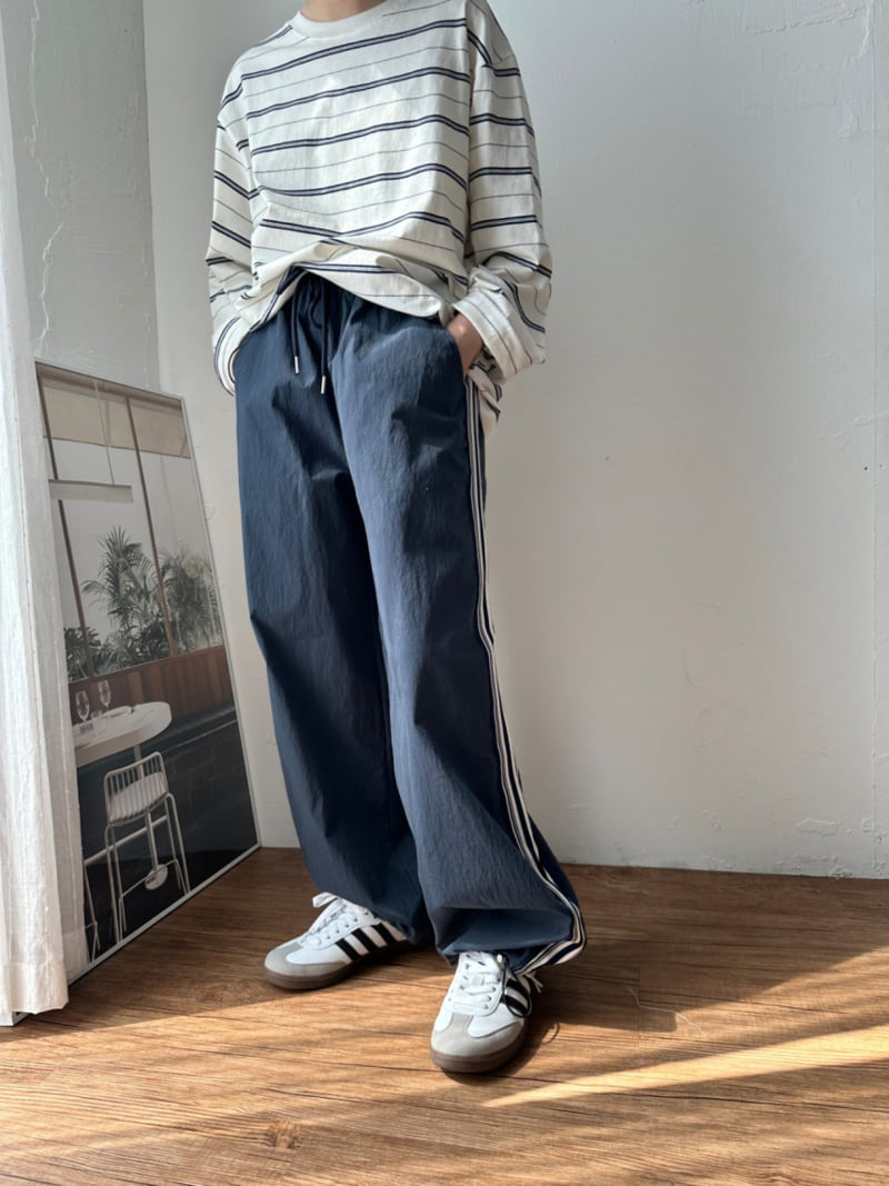 Purej - Korean Junior Fashion - #toddlerclothing - Track Nylon Pants - 4