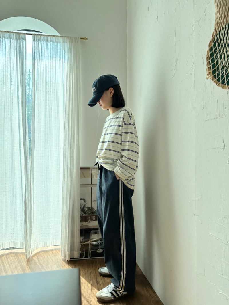 Purej - Korean Junior Fashion - #todddlerfashion - Track Nylon Pants - 2