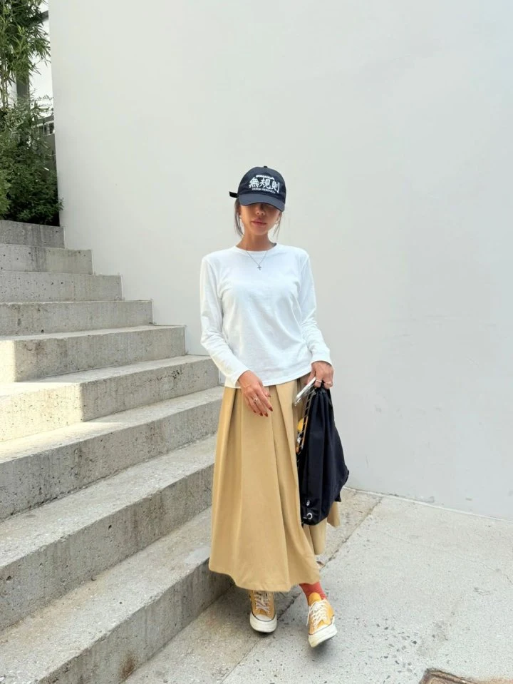 Queensmade - Korean Women Fashion - #momslook - Bebe Tee - 6