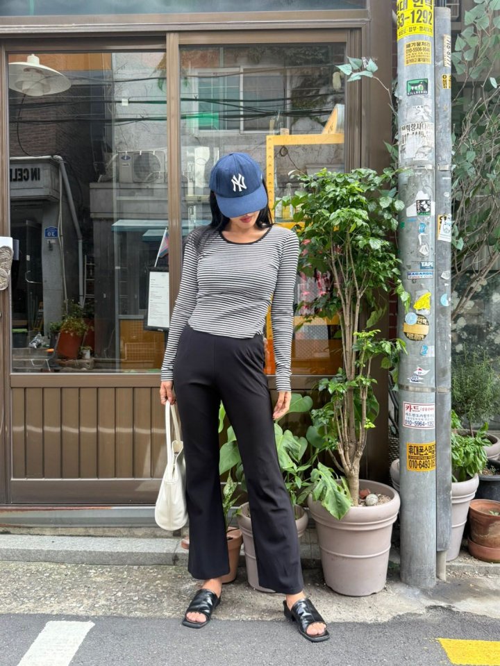 Queensmade - Korean Women Fashion - #momslook - Tommy Stripe Tee - 10