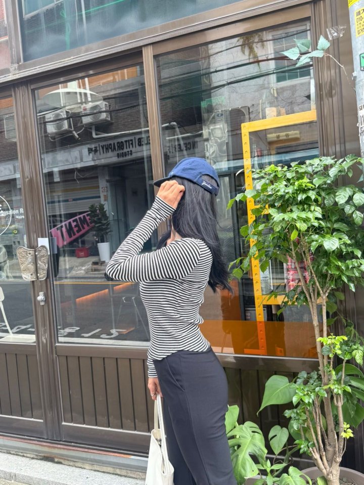 Queensmade - Korean Women Fashion - #momslook - Tommy Stripe Tee - 8
