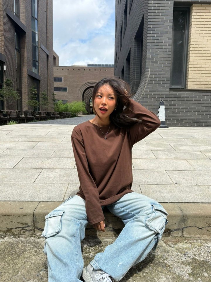 Queensmade - Korean Women Fashion - #momslook - Real Boxy Tee - 11