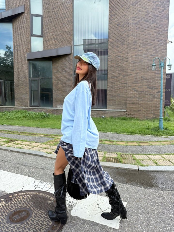Queensmade - Korean Women Fashion - #momslook - Real Boxy Tee - 7
