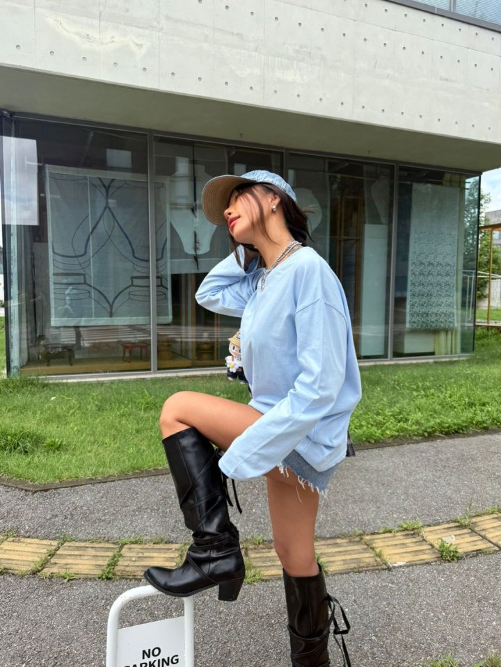 Queensmade - Korean Women Fashion - #momslook - Real Boxy Tee - 9