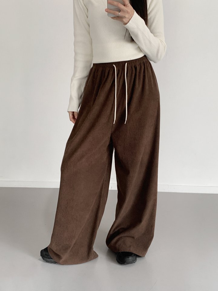 Ribbed Pants by Queensmade for Women - view 6