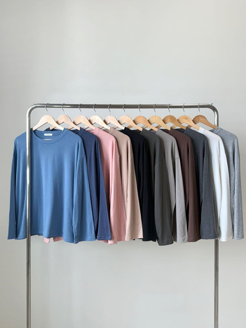 Queensmade - Korean Women Fashion - #momslook - Just Tee - 12