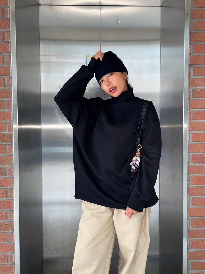 Queensmade - Korean Women Fashion - #momslook - Mood Turtleneck Tee