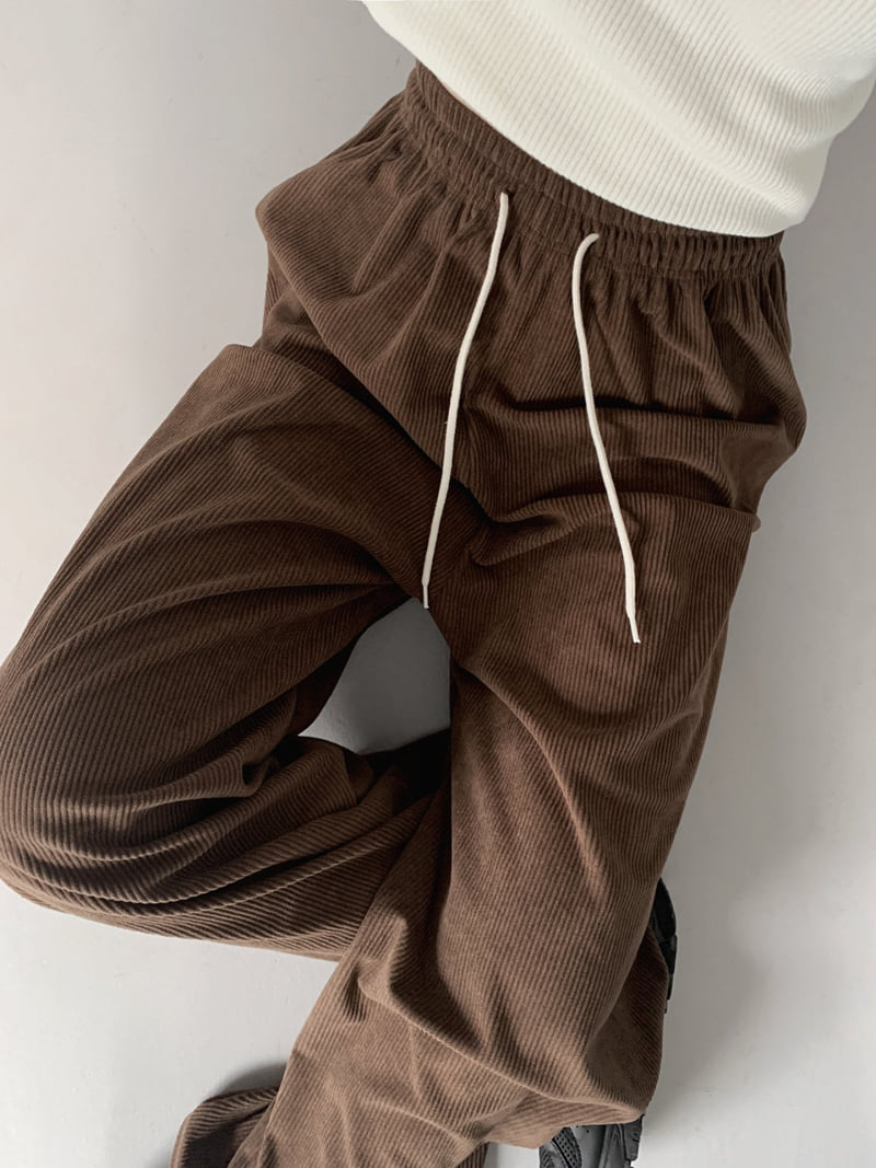 Queensmade - Korean Women Fashion - #momslook - Ribbed Pants - 10