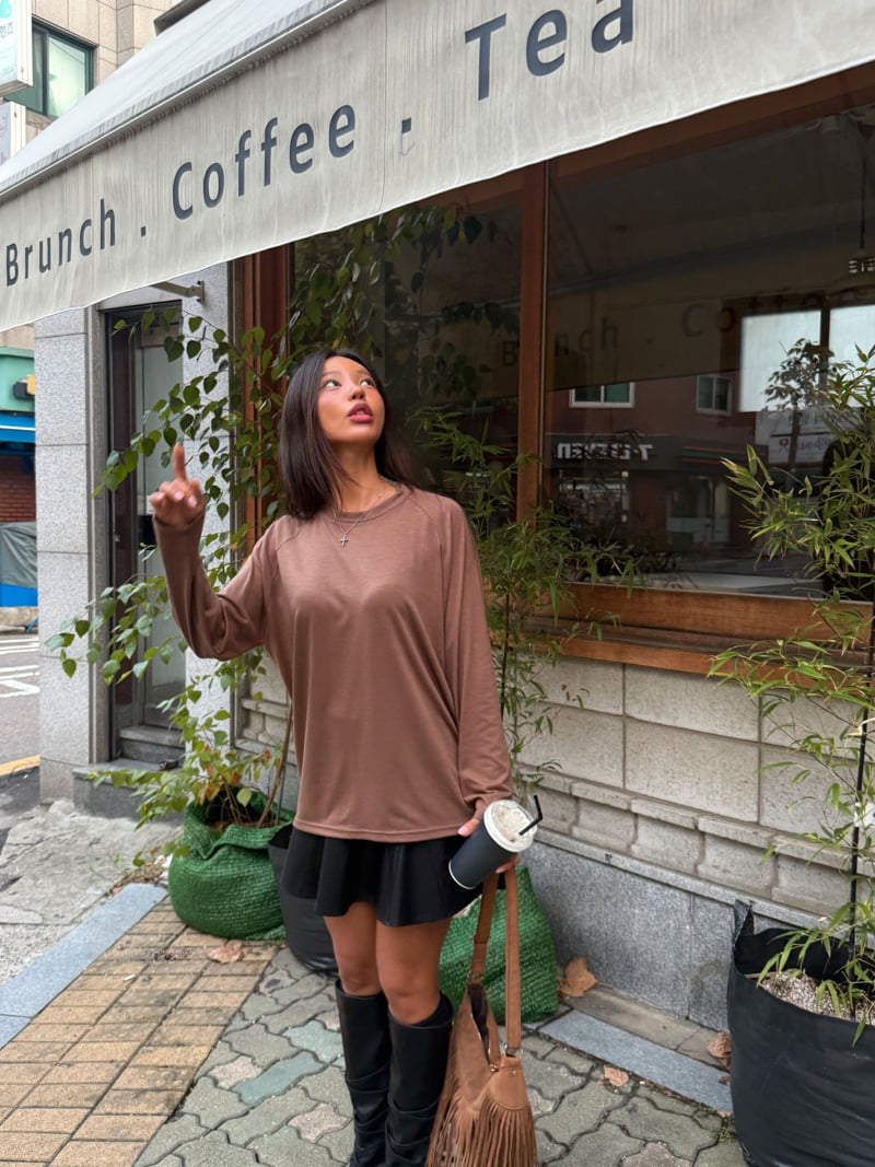 Queensmade - Korean Women Fashion - #momslook - Pinter Raglan Tee - 11