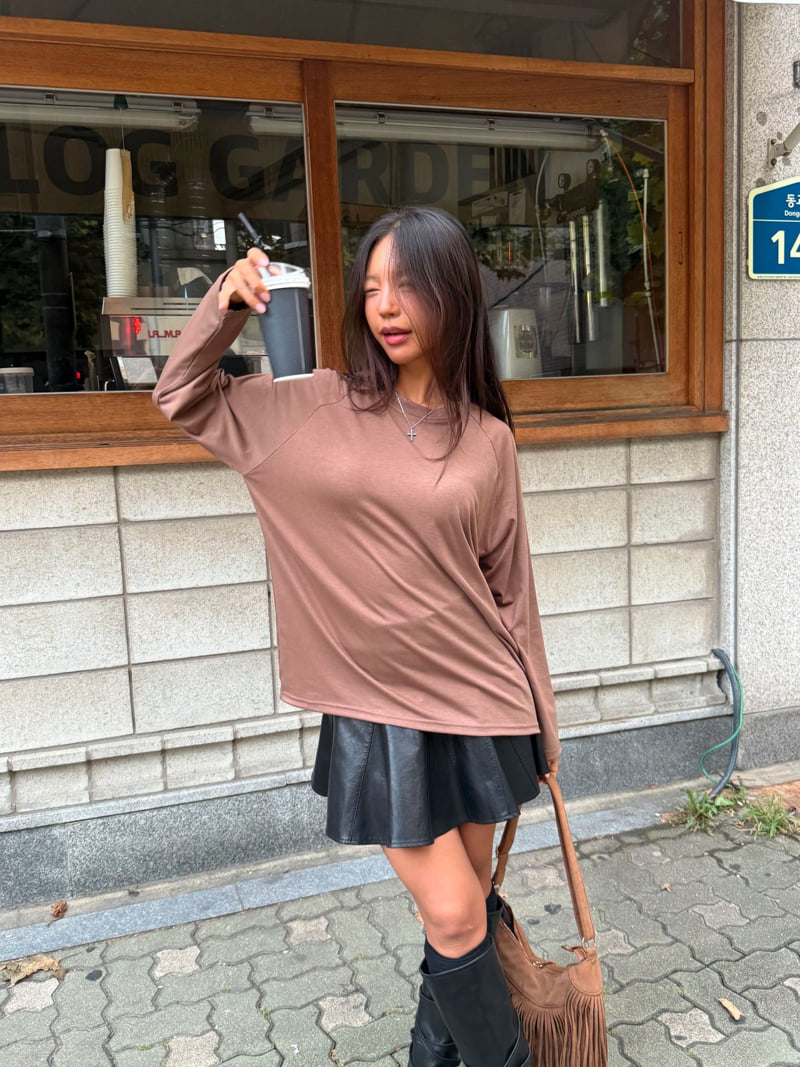 Queensmade - Korean Women Fashion - #momslook - Pinter Raglan Tee - 7