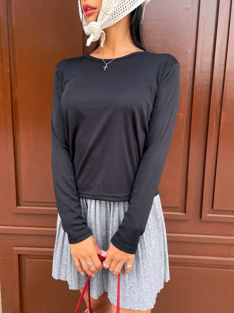 Queensmade - Korean Women Fashion - #momslook - Lala Round Tee - 9