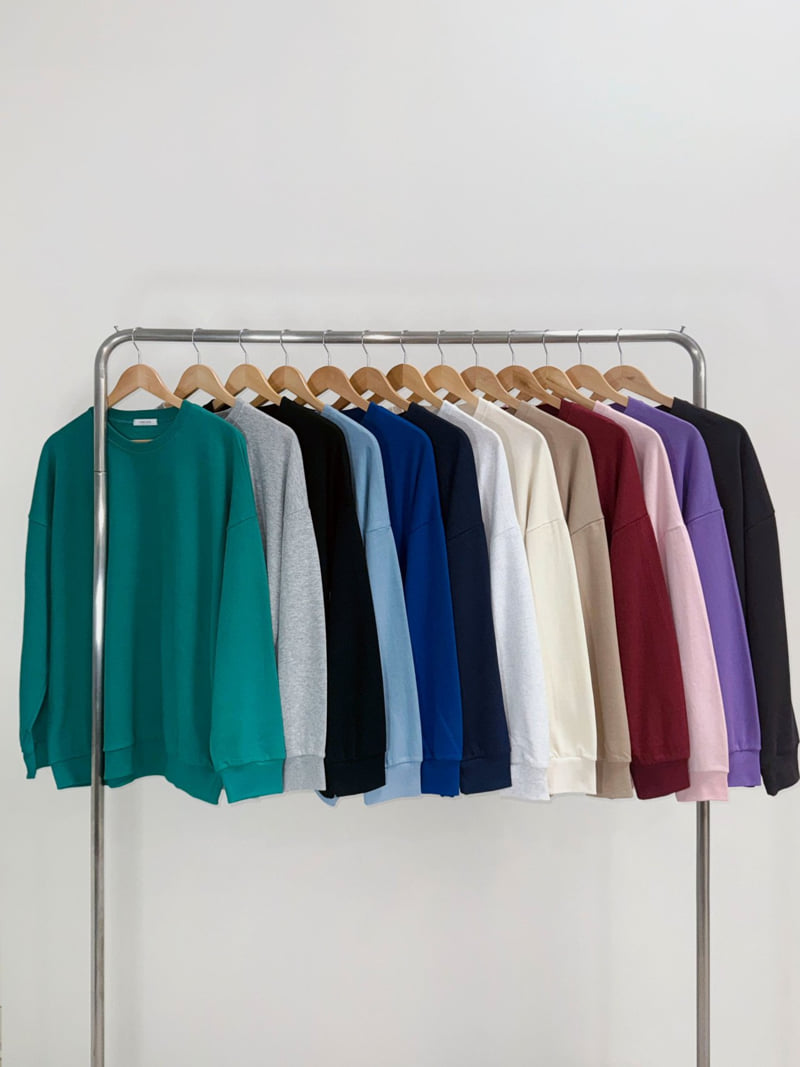 Queensmade - Korean Women Fashion - #momslook - Gram Boxy Sweatshirt - 12