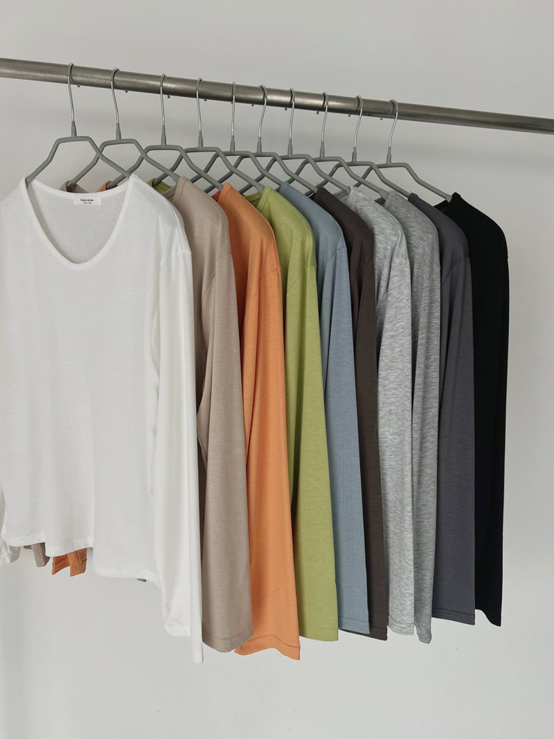 Queensmade - Korean Women Fashion - #thatsdarling - Line Daily Tee - 11